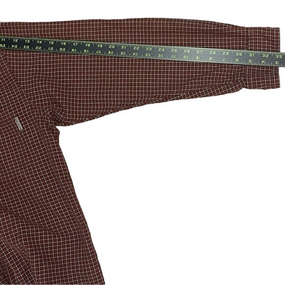 Woolrich Button Up Long Sleeve‎ Thick Red Check Shirt Men’s Medium Vintage - Picture 9 of 9